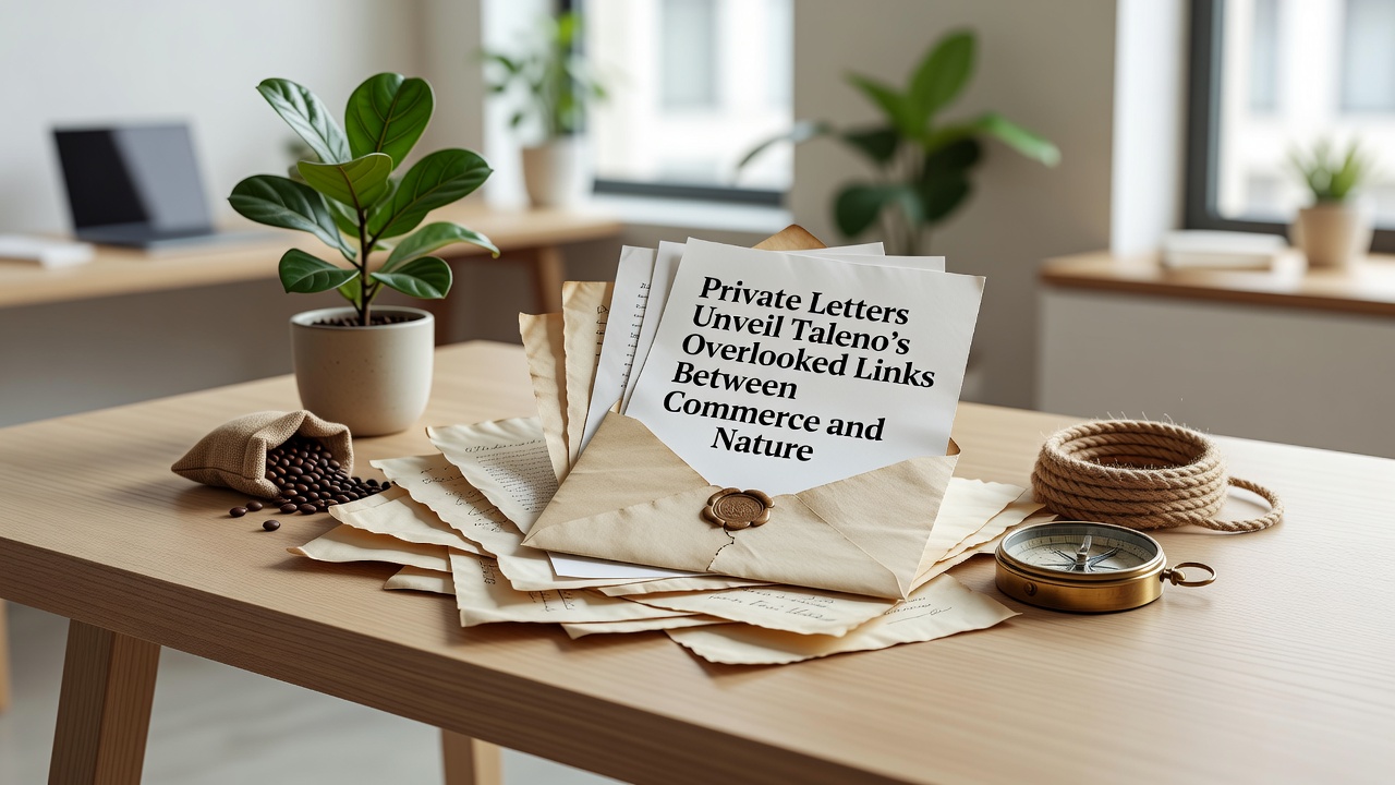 Private Letters Unveil Taleno's Overlooked Links Between Commerce and Nature