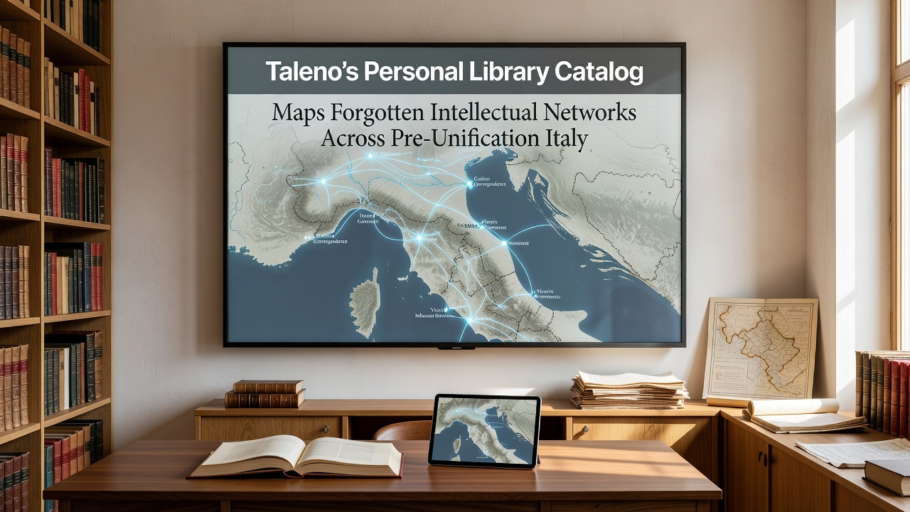 Taleno's Personal Library Catalog Maps Forgotten Intellectual Networks Across Pre-Unification Italy